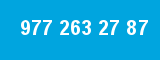 977 263 27 87 977 263 27 87